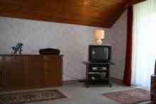 Seedorf Schaalsee Fereinwohnung Wohnzimmer Fernseher